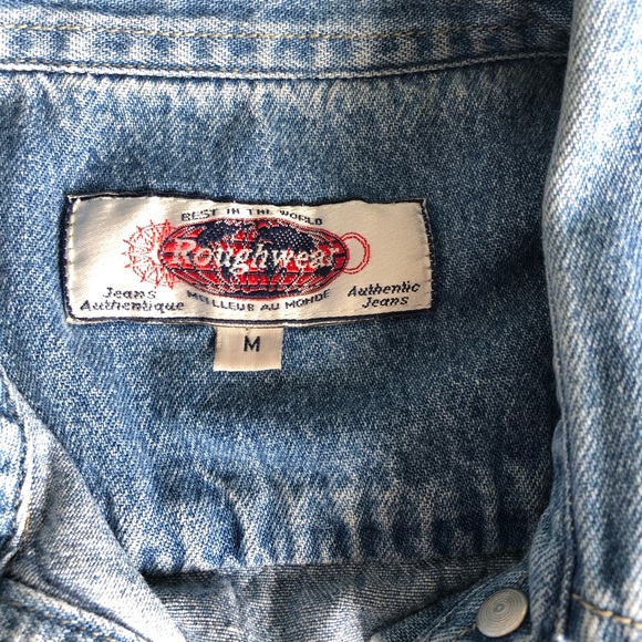 Vintage Roughwear denim vest - Size M - Picture 3 of 8